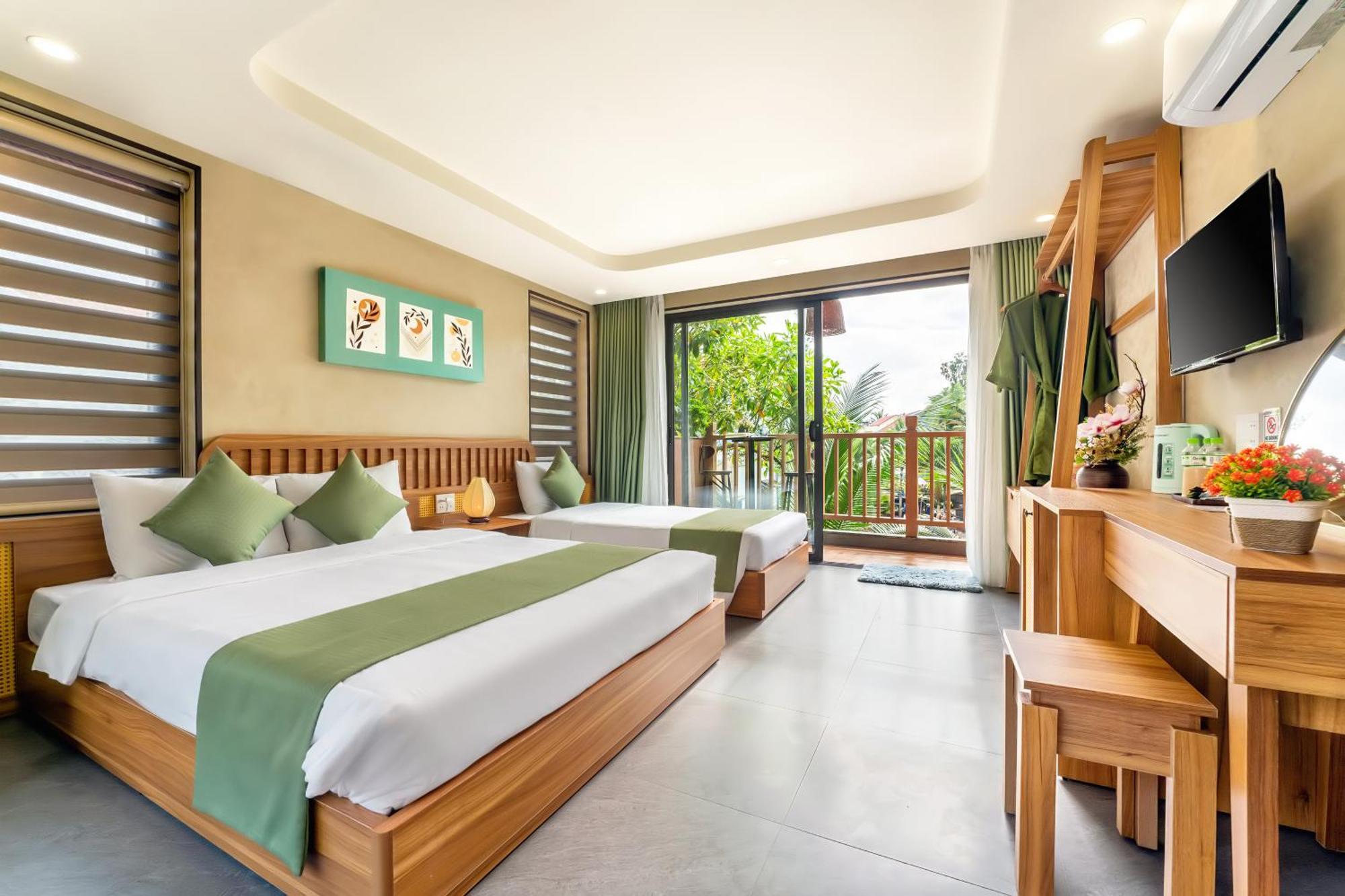 The Linh Seaside Villa Hoi An Eksteriør billede